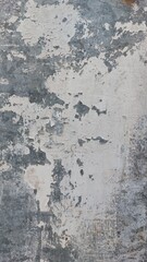 Old torn white paper background on a metal surface