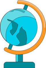 school illustration educational set illustration