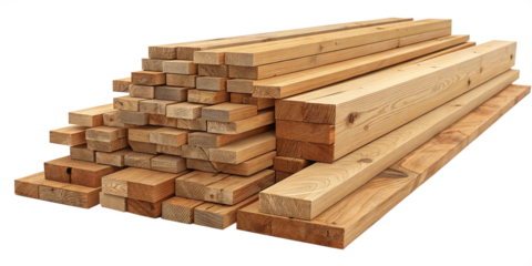 Ultra-HD Wooden Planks: Natural Texture & Raw Material Stack