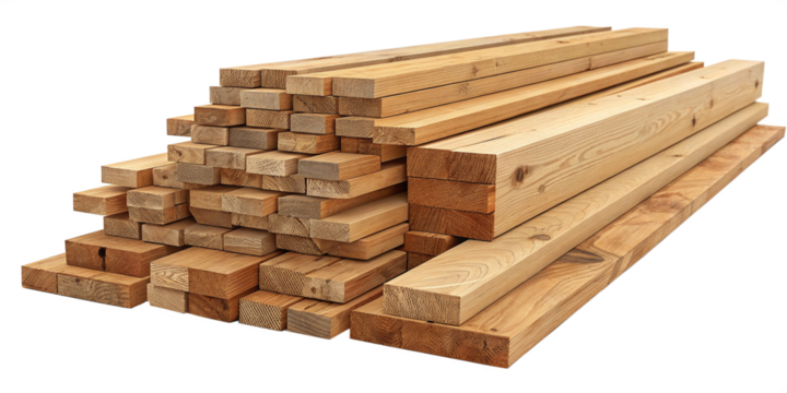 Ultra-HD Wooden Planks: Natural Texture & Raw Material Stack