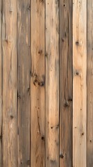 Naklejka premium Natural wooden wall complemented by a matching wooden floor creating a harmonious and cozy interior space