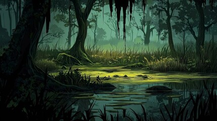 Immerse yourself in the mystical landscapes filled with vibrant flora and fauna.