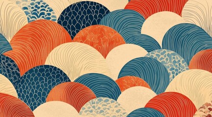 Intricate Asian Ornaments: A Beautiful Wallpaper Background