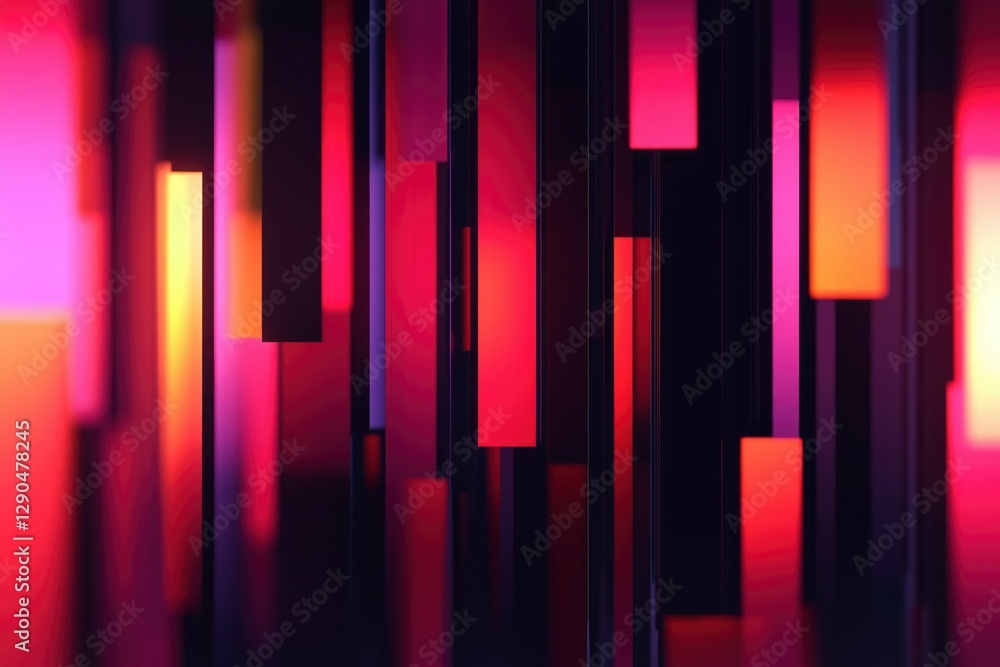 Poster abstract background with colorful bars; decorative. can be used for presentations