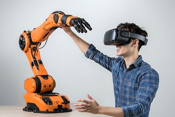 VR Interaction with a Robot: Futuristic Technology