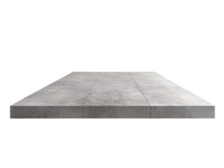 Elevated Concrete Platform Perspective: Clean Grey Surface Texture, Modern Architectural Design Element
