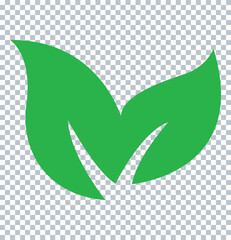 Green Leaf Icon.