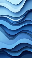 Fototapeta premium Abstract Blue Wave Background