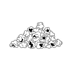 Popcorn Avalanche: A classic pile of delicious, fluffy popcorn. The perfect snack for movie nights or any time you need a treat!