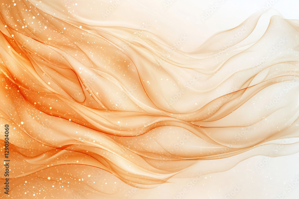 Aufkleber minimalistic shot of a softly textured champagne-hued background with subtle metallic threads,