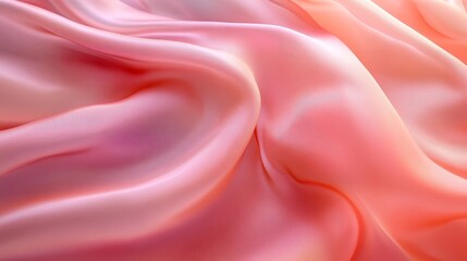 Fototapeta premium Stunning Pink Silk Fabric Texture - A Gradient of Delicate Hues