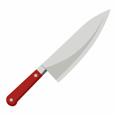 knife on a white background