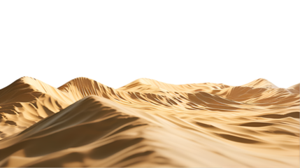 Golden Desert Dunescape Dramatic Sand Waves