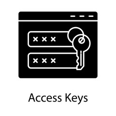 Access Keys – Digital Login Credentials for Secure Systems