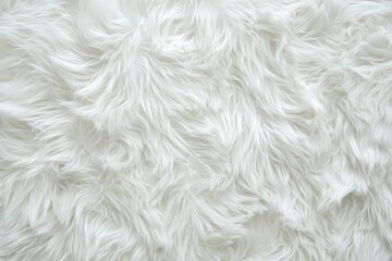 Fototapeta premium Soft White Fluffy Texture Close Up