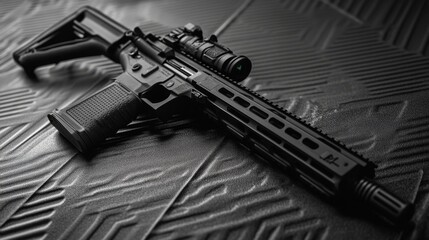 Modern Black Rifle with Advanced Optics