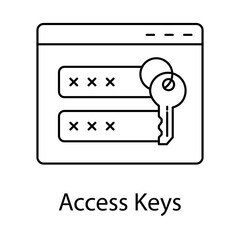 Access Keys – Digital Login Credentials for Secure Systems