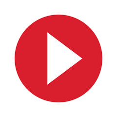 app button icon in music and video. Play button icon.