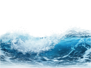 Ocean Wave Crashing Power Nature Scene Powerful Blue Water