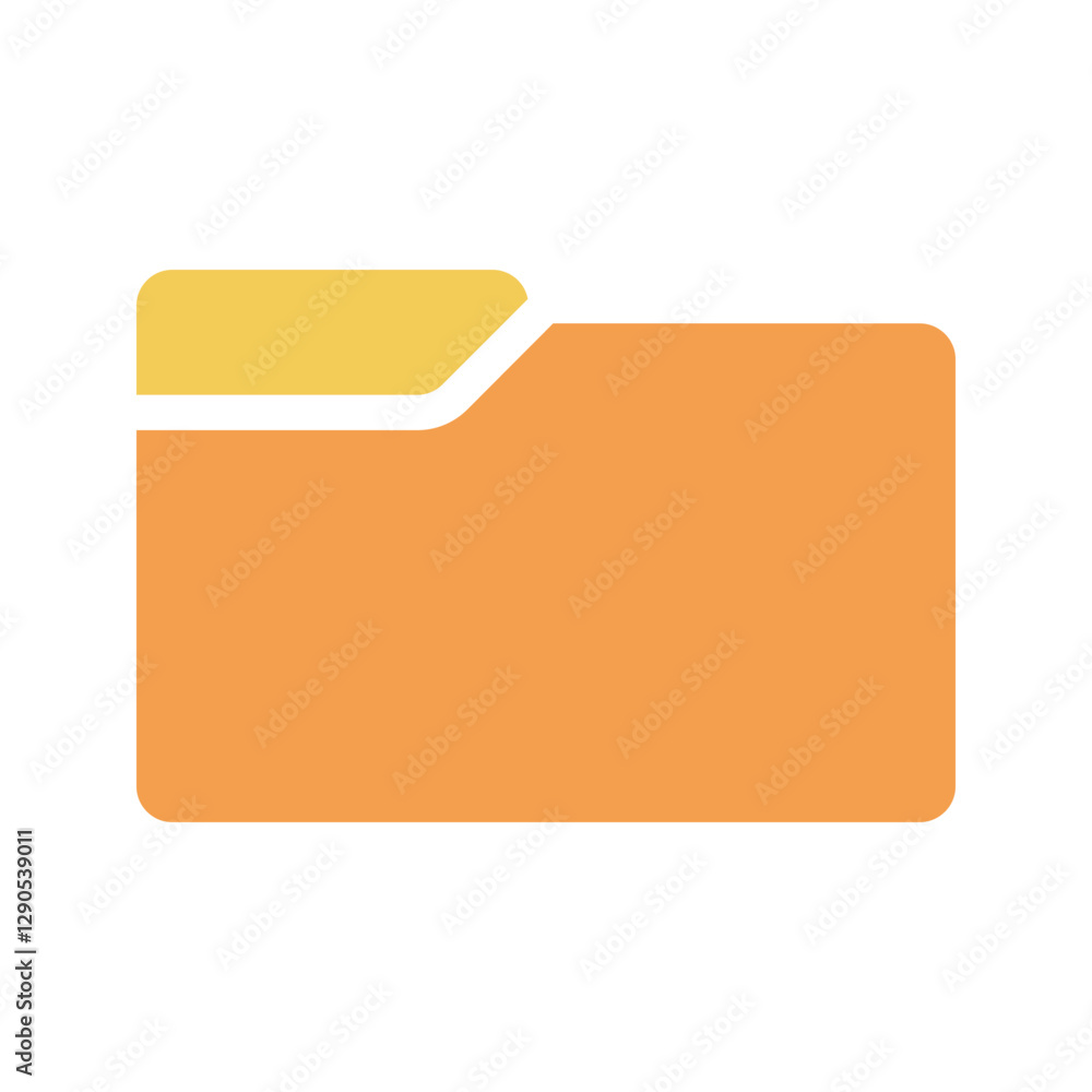 Poster file folder with documents. folder for reports and archive cases. vector illustration.
