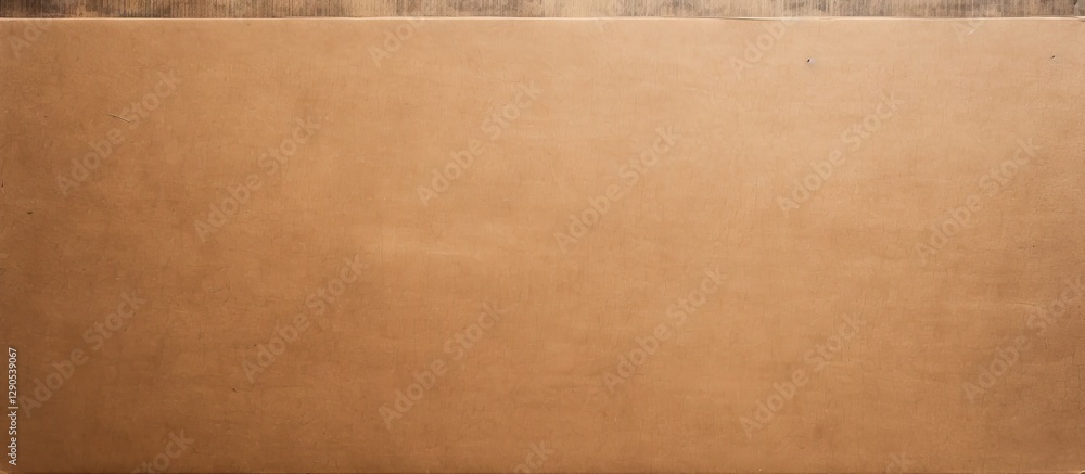 Poster textured brown cardboard background with subtle variations in color and grain, occupying entire imag