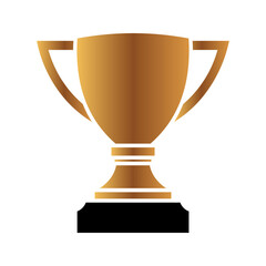 award trophy illustration. golden award trophy illustration