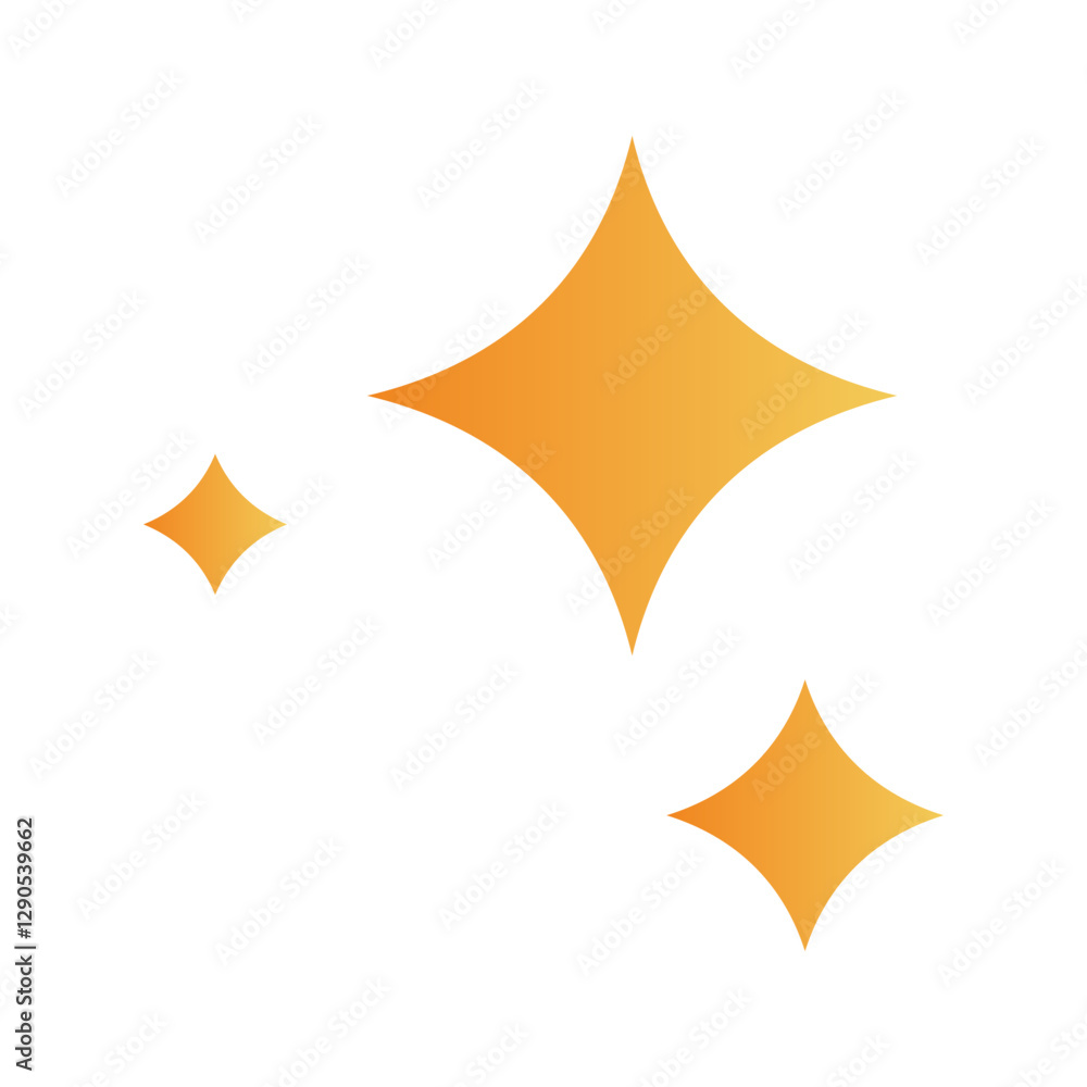Poster ai generated icon. ai star and square icon. tools for generate from the text. computer help assistan