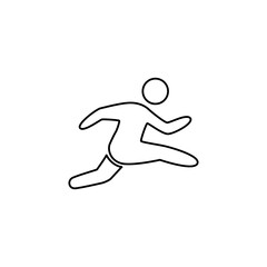 running man silhouette