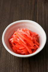 紅生姜　Red pickled ginger