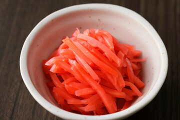 紅生姜　Red pickled ginger