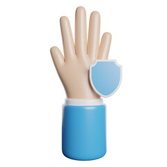 Obraz premium Protected Security Shield