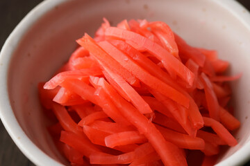 紅生姜　Red pickled ginger