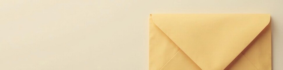 Neatly stacked beige envelopes on neutral background ,  organized,  background