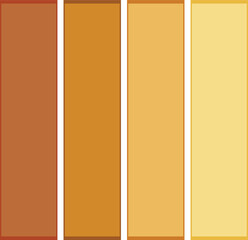 Obraz premium Color Palette, Color Swatches in RGB, Paint Palette.