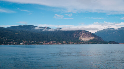 Exploring the tranquil beauty of Lake Maggiore in Italy on a sunny day
