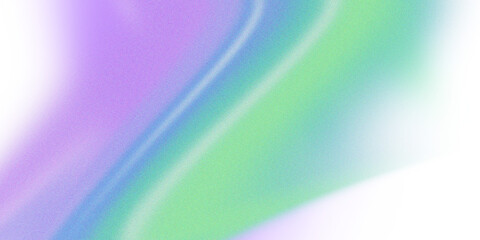 Abstract gradient in blue, lilac and green colors with grainy texture on transparent background. Perfect for banners, posters, headers or cover designs