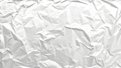 Crumpled White Paper Texture