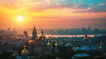 Fototapeta premium Ukraine is a beautiful, majestic and fertile land, real photos