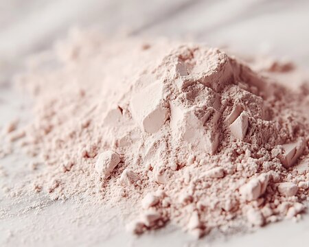 Light Pink Powder Pile on Tabletop
