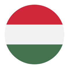 Hungary flag circle icon vector illustration design