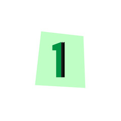 Alphabet Cut Out Ransom Number 1