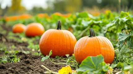 Harvest time set vector harvesting in farm or garden, pumpkin, thanksgiving day and farming concept, agriculture in flat cartoon style isolated on white background.