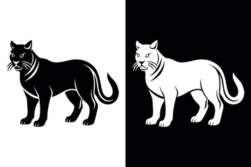 Wildcat Icon Vector Scalable Silhouette for Branding & Graphics.