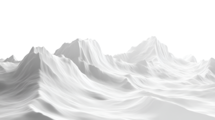 3D render realistic desert landscape