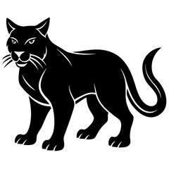 Download Wildcat Silhouette Vector Icon.