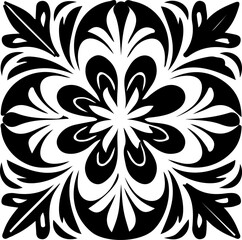 mandala stencil vector art
