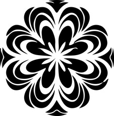 mandala stencil vector art