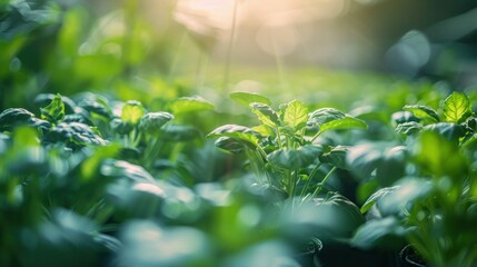 Naklejka premium hydroponic farm in africa