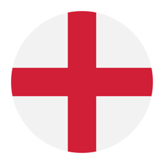 Obraz premium England flag circle icon vector illustration design