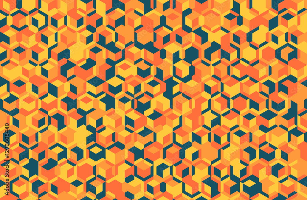 Poster modern geometric pattern with seamless shapes. ideal for minimal textile design, abstract background